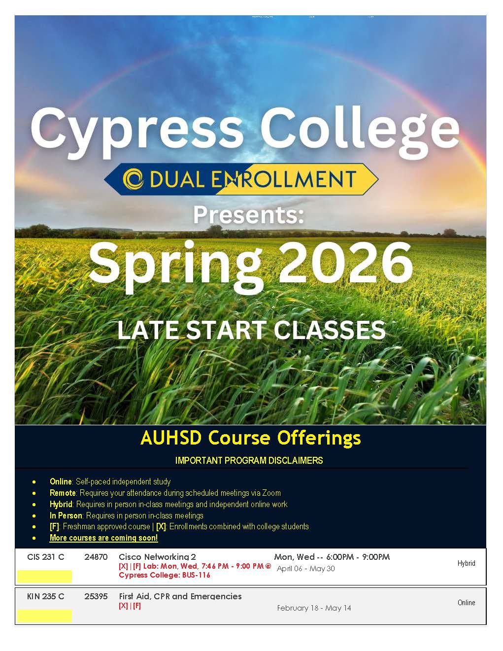 Course Flyer